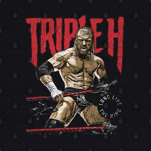 Triple H Long Live The King by MunMun_Design